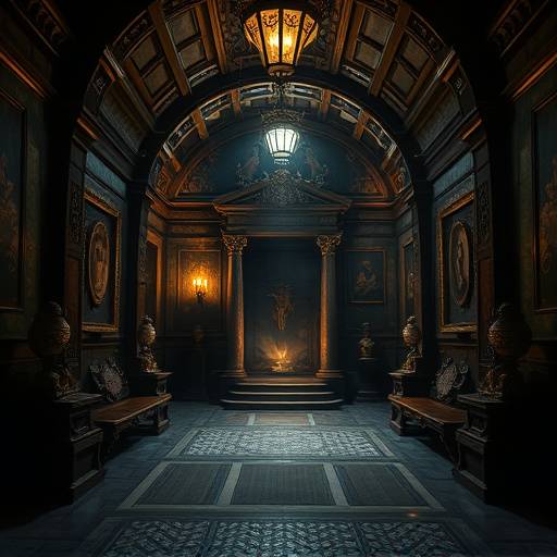 The Tsar's Secret Chamber TV show thumbnail. A secret chamber hidden within a palace, filled with historical artifacts and untold stories.
